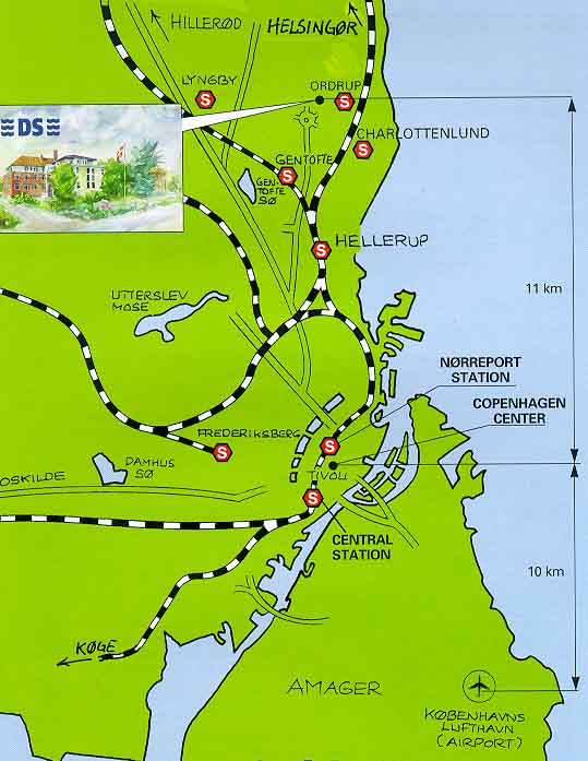 Map Copenhagen to DS